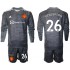 Camisola Manchester United Dean Henderson 26 Guarda-redes Criança Equipamento Segundo 2021-2022 Manga Comprida